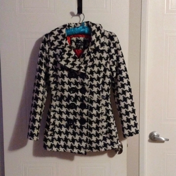 Rue21 Jackets & Blazers - Peacoat Rue 21 houndstooth women's size S